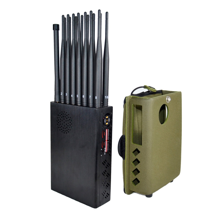 JAX-121A-16 5G/2G/3G/4G/WIFI/GPS/LOJACK 16 Antennas Mobile Signal Jammer, JAX-121A-16 JAX-121A-16 5G/2G/3G/4G/WIFI/GPS/LOJACK 16 Antennas Mobile Signal Jammer, JAX-121A-16